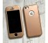 360° kryt Mate silikónový iPhone 5/5S/SE - zlatý